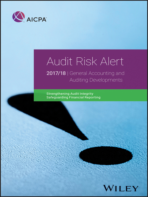 Title details for Audit Risk Alert by AICPA - Available